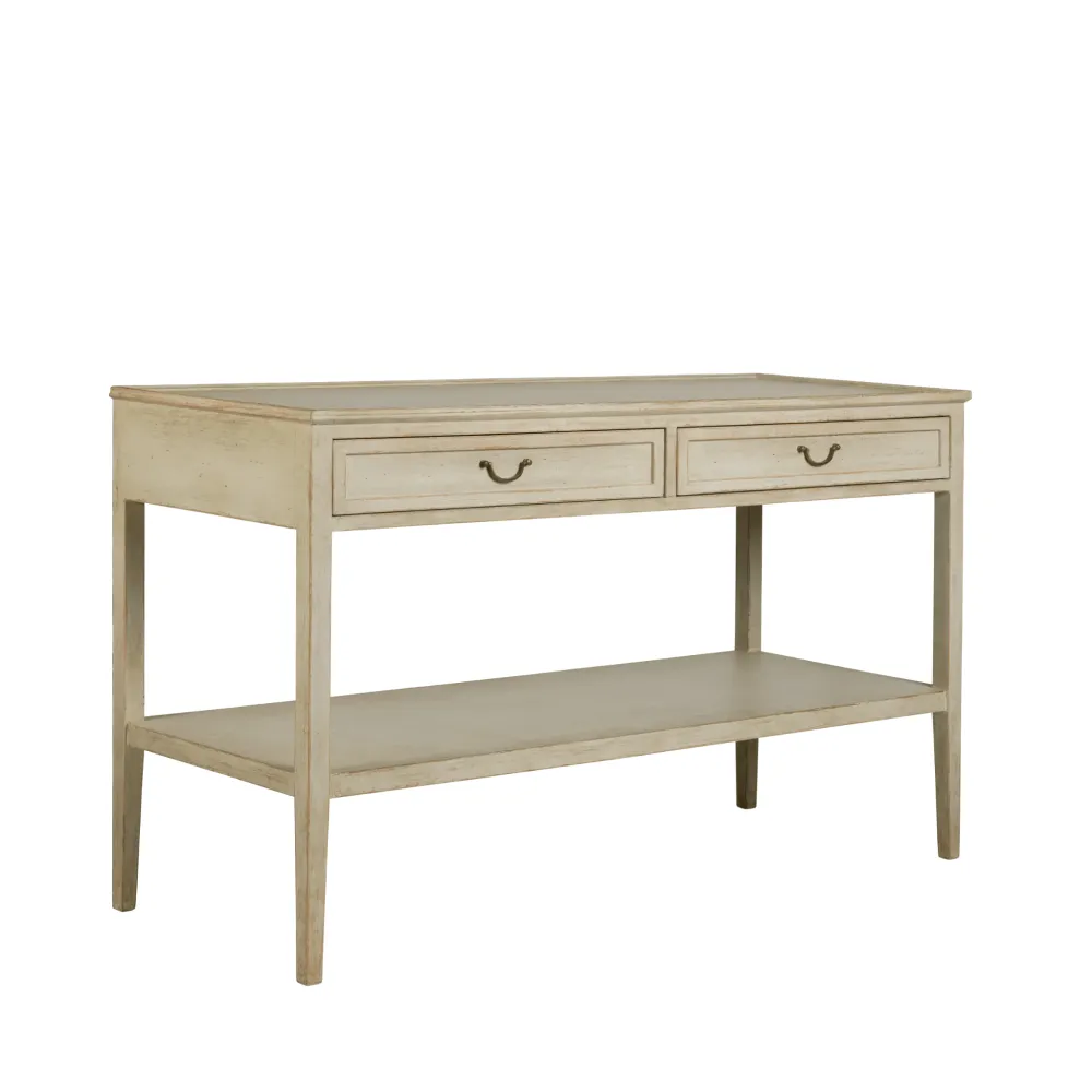 Textured Drawer Storage Console Cabinet