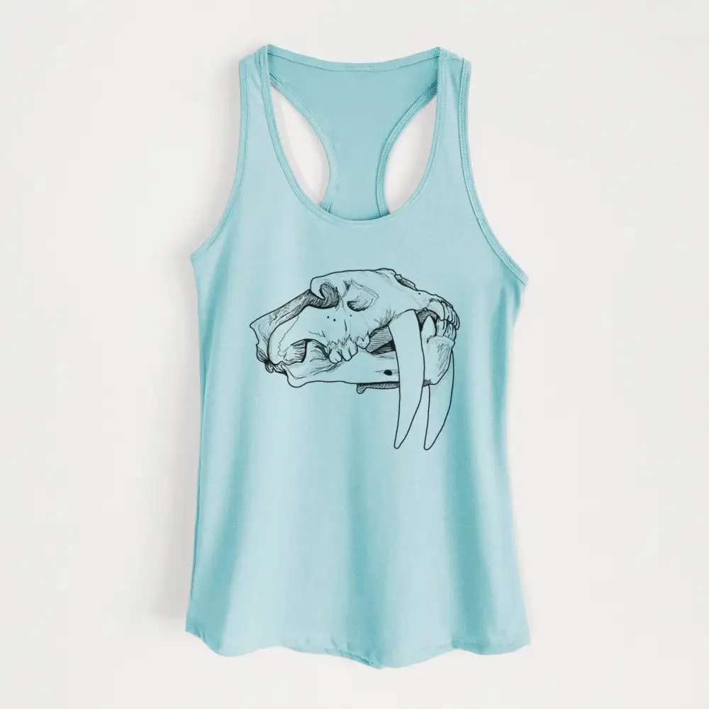 Saber-toothed Tiger Skull Tank Top