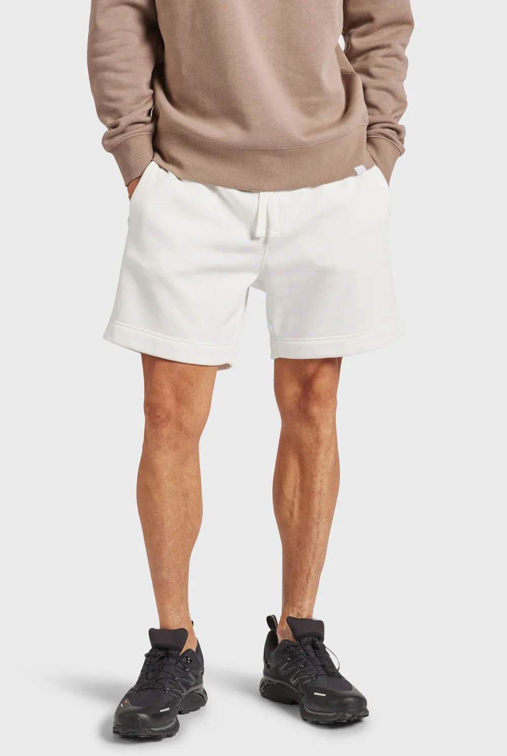 Soft Knit Elastic Waist Casual Lounge Shorts