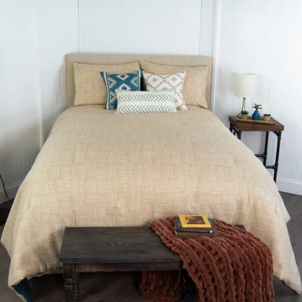 Versatile Quilted Geometric Comforter Set