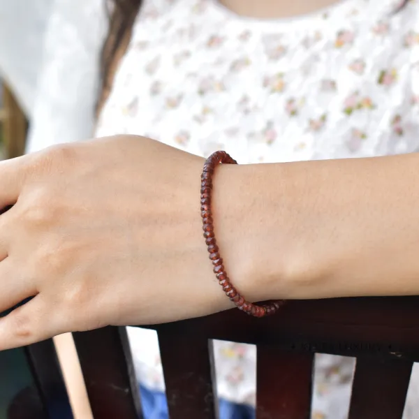 Regal Garnet Bracelet