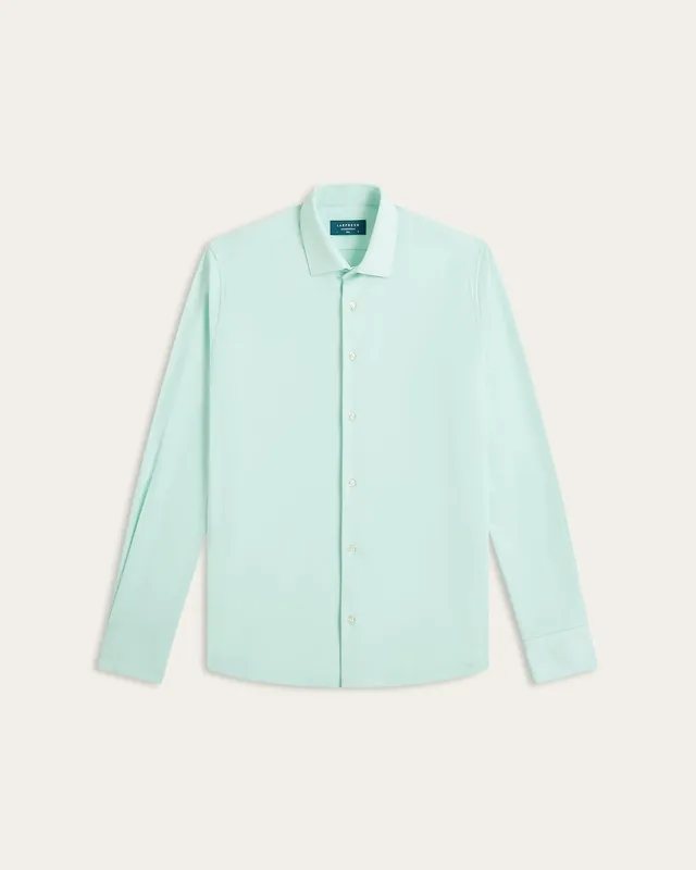 Knit Non-Iron Shirt Jade Green