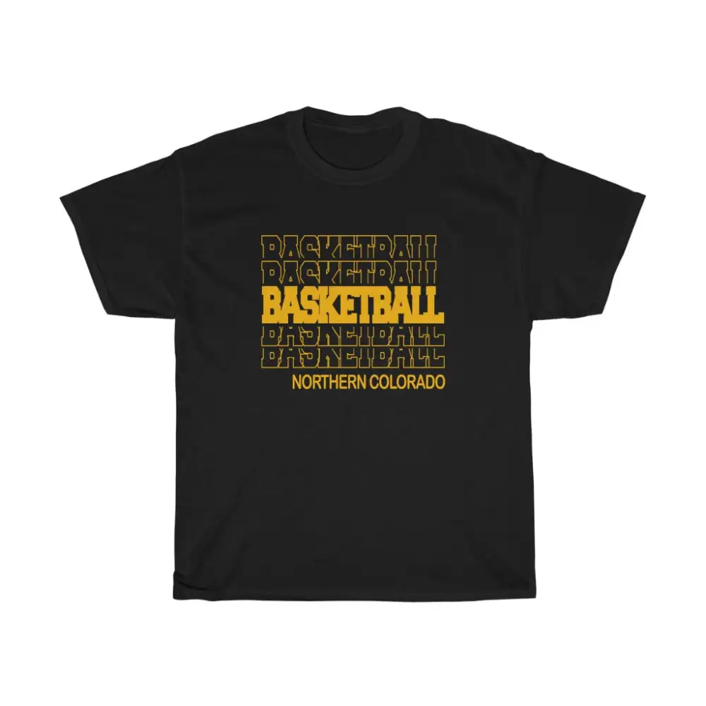 Basketball Northern Colorado in Modern Stacked Lettering