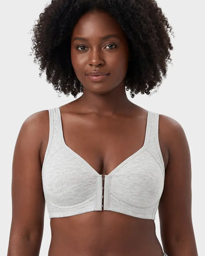 Easy-On Front Closure Wireless Support Bra