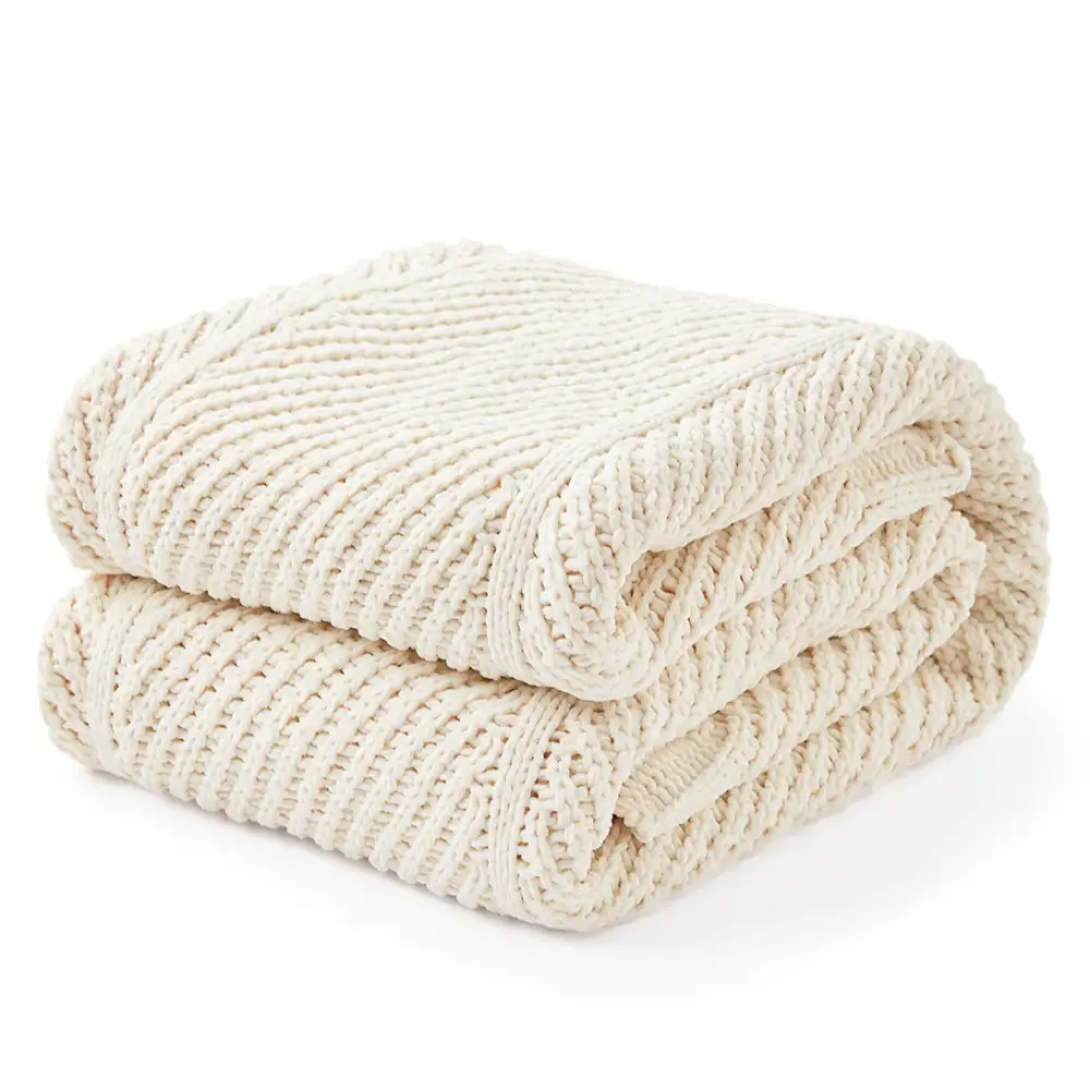 Chenille Chevron Throw Blanket