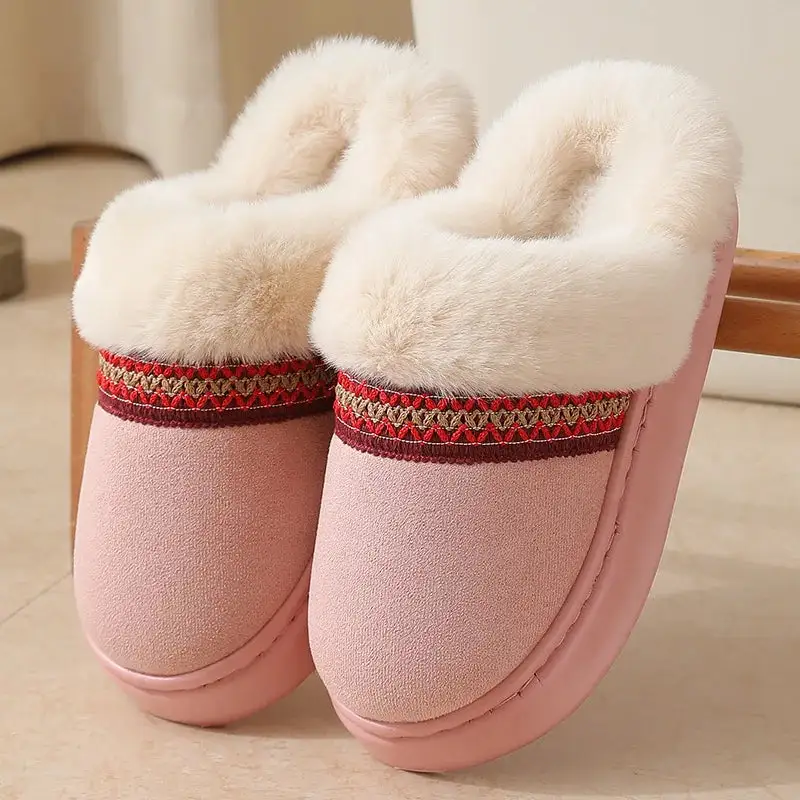 Soft Feel Platform Slip On Slippers