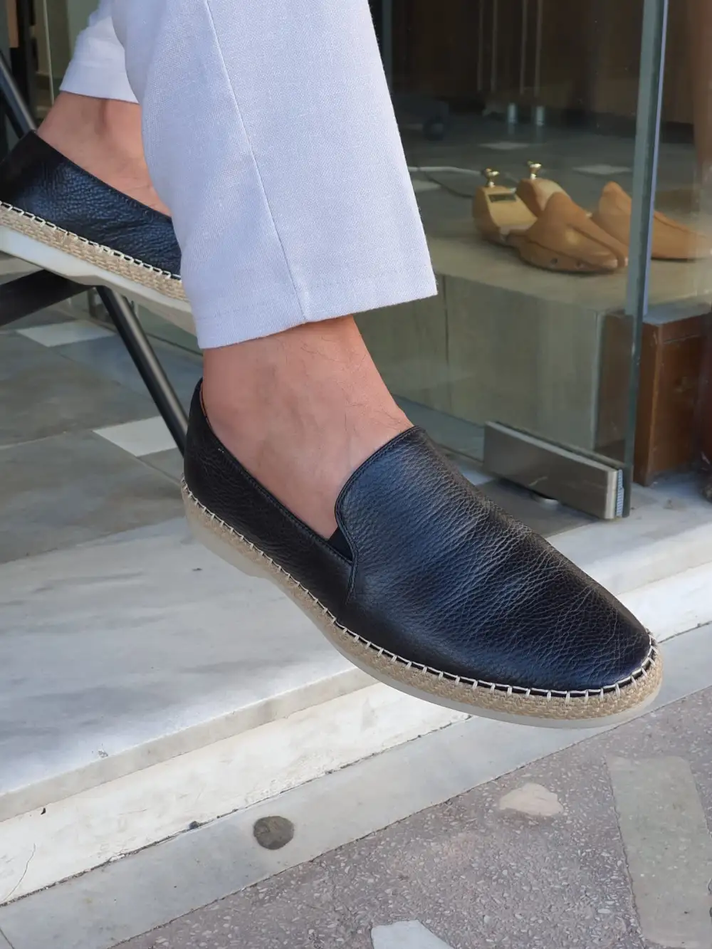 Leather Classic Slip-On Loafers