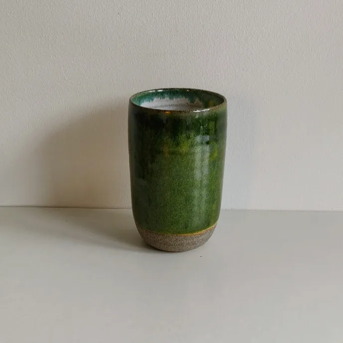 Hand Glazed Stoneware Bud Vase