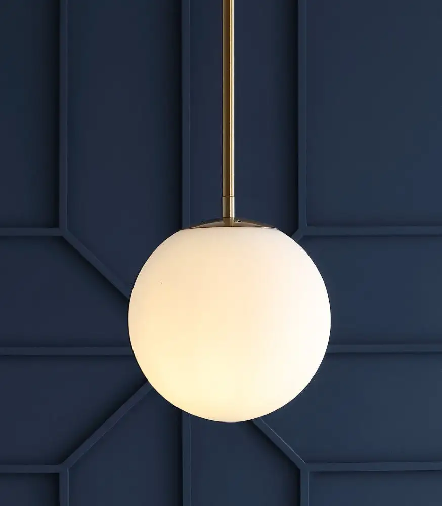 Metal/glass Globe LED Pendant