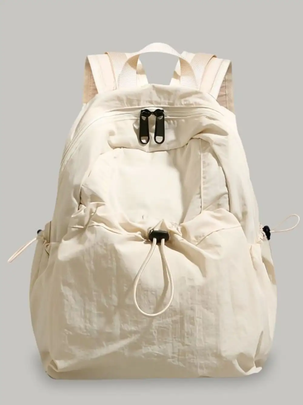 Refined Drawstring Casual Backpack