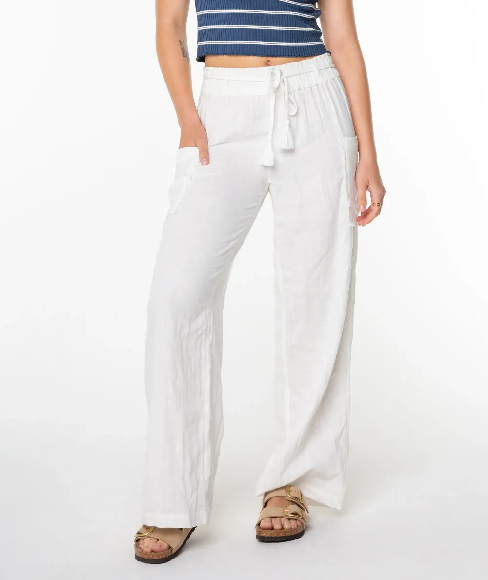 Orange Long Women's Casual Pants