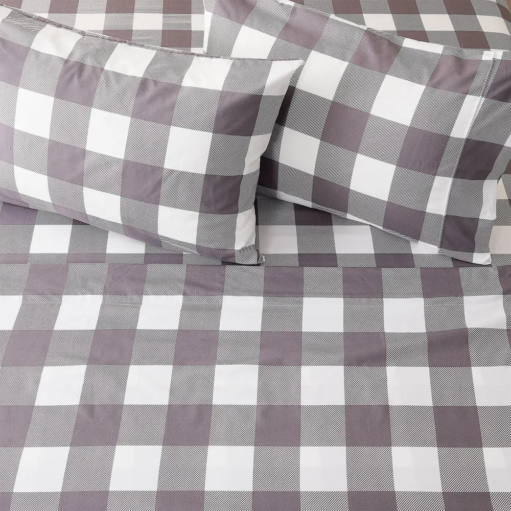 Simple Microfiber Sheet Bedding Set
