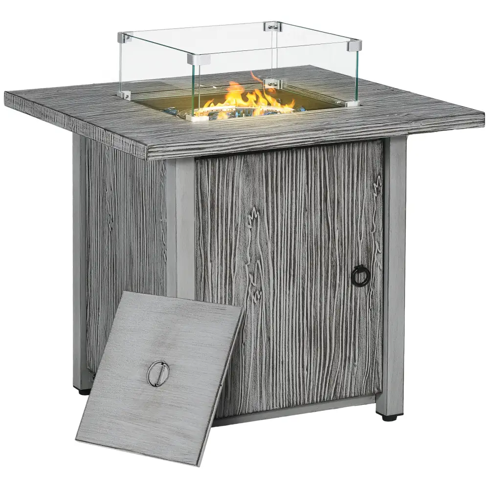 Square Glass Weather Ready Garden Dining Table