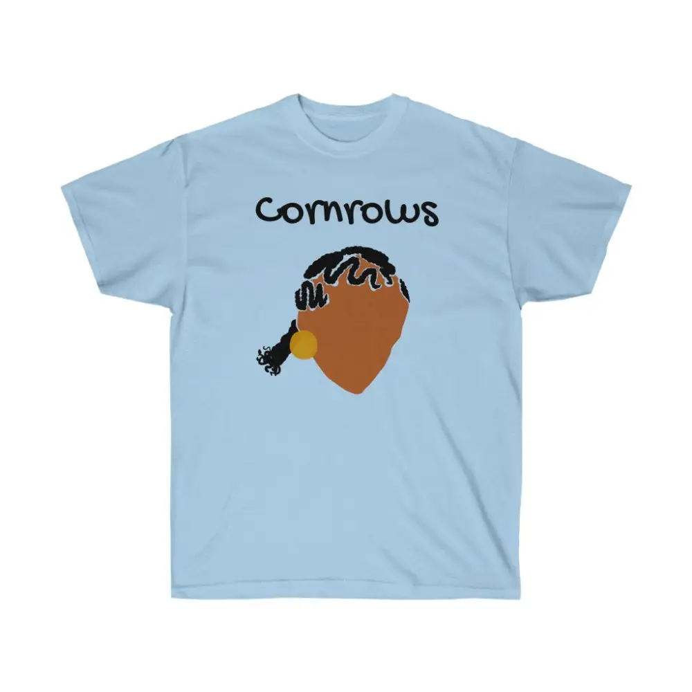 Cornrow Pattern Graphic Tee