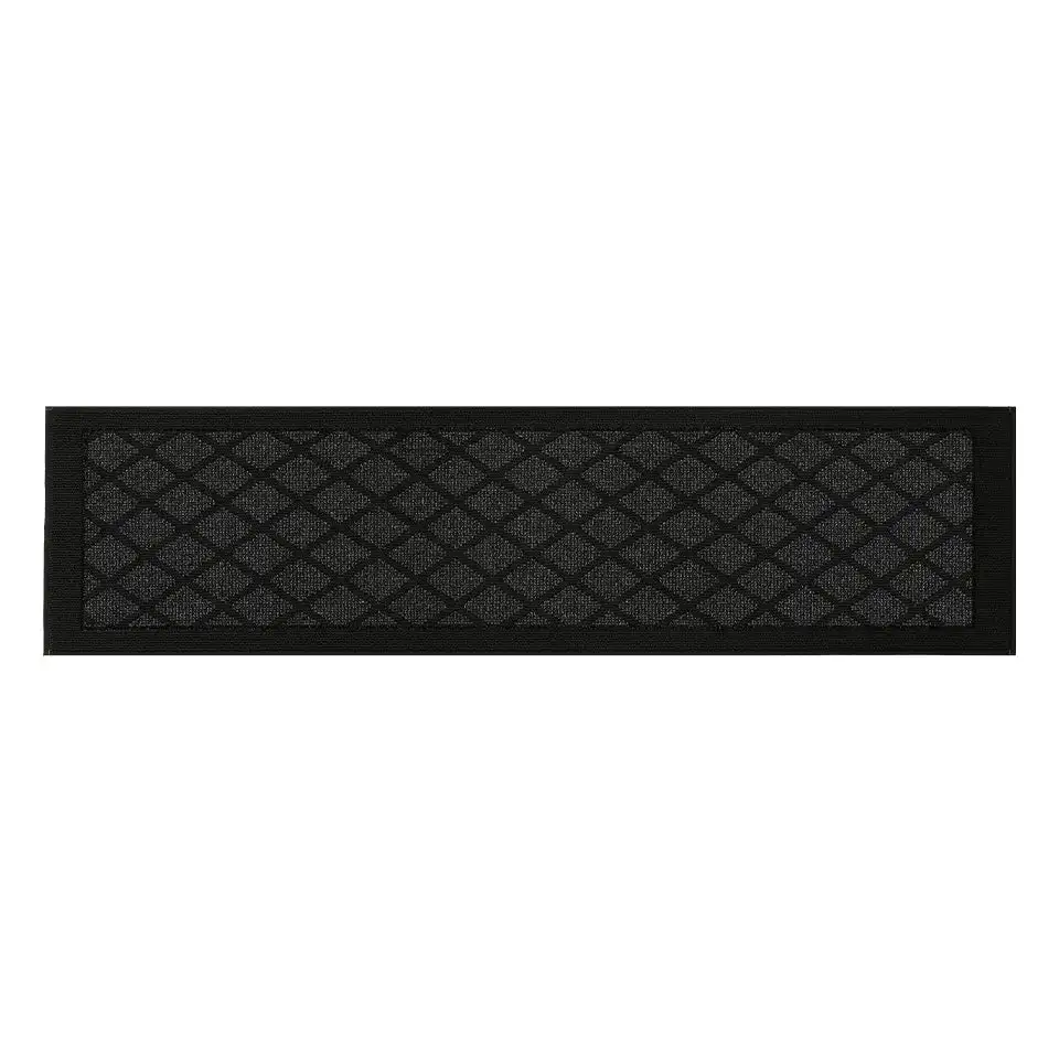 Diamond Pattern Door Runner Rug