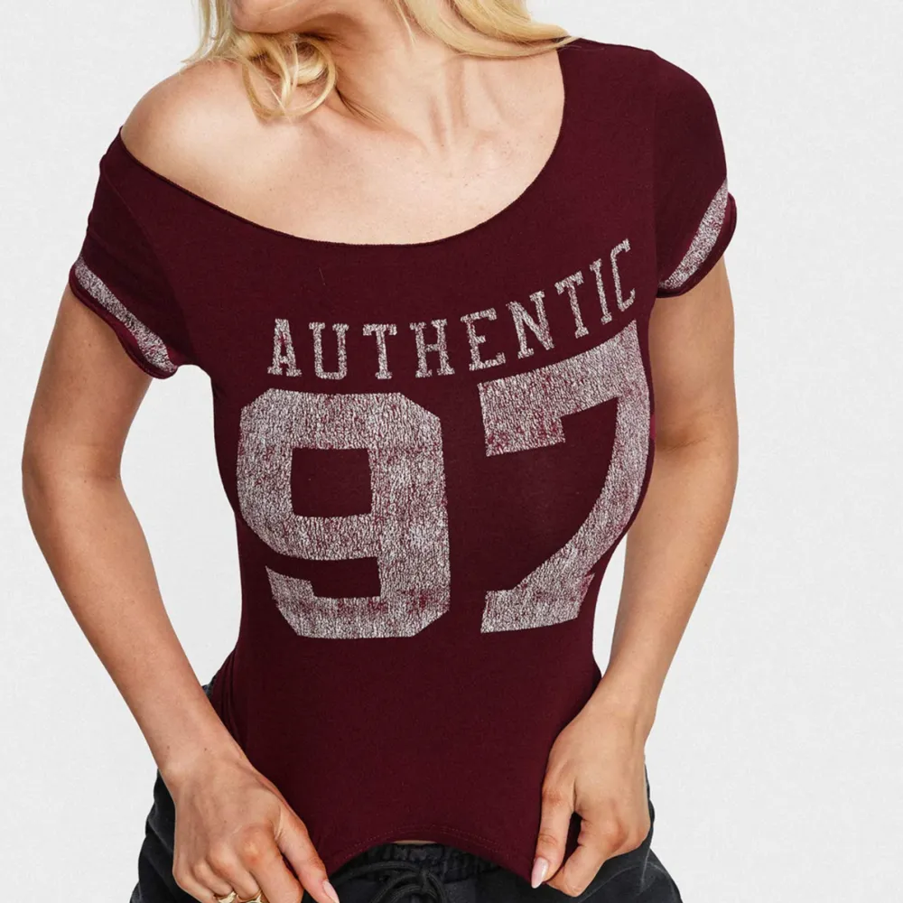 Authentic Off Shoulder Printed Top