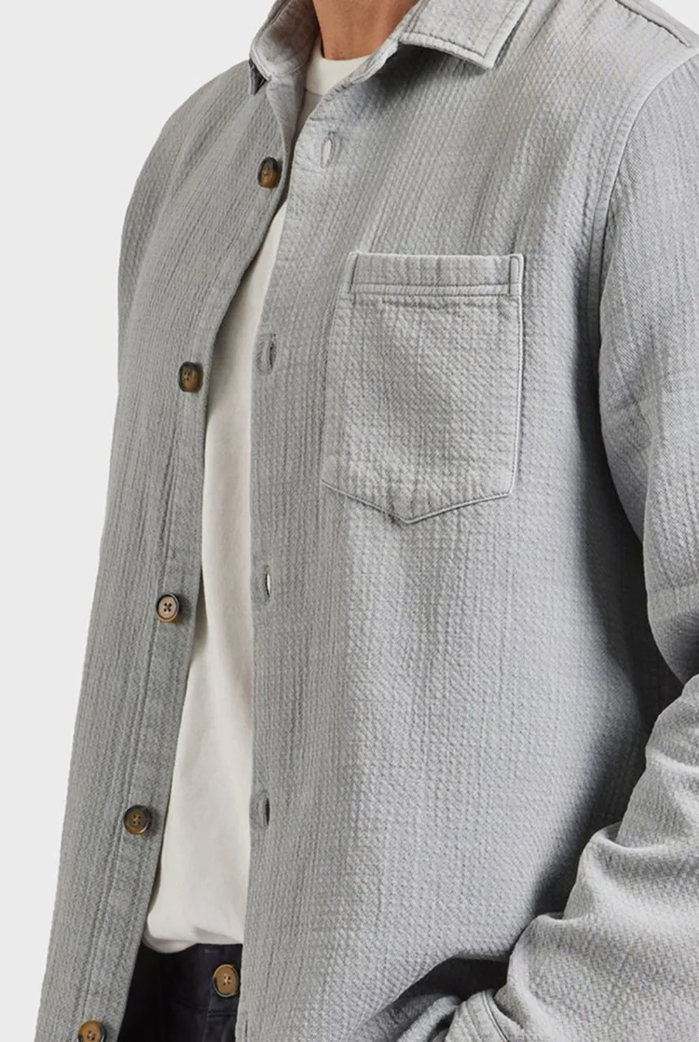 Utility Style Cotton Casual Overshirt