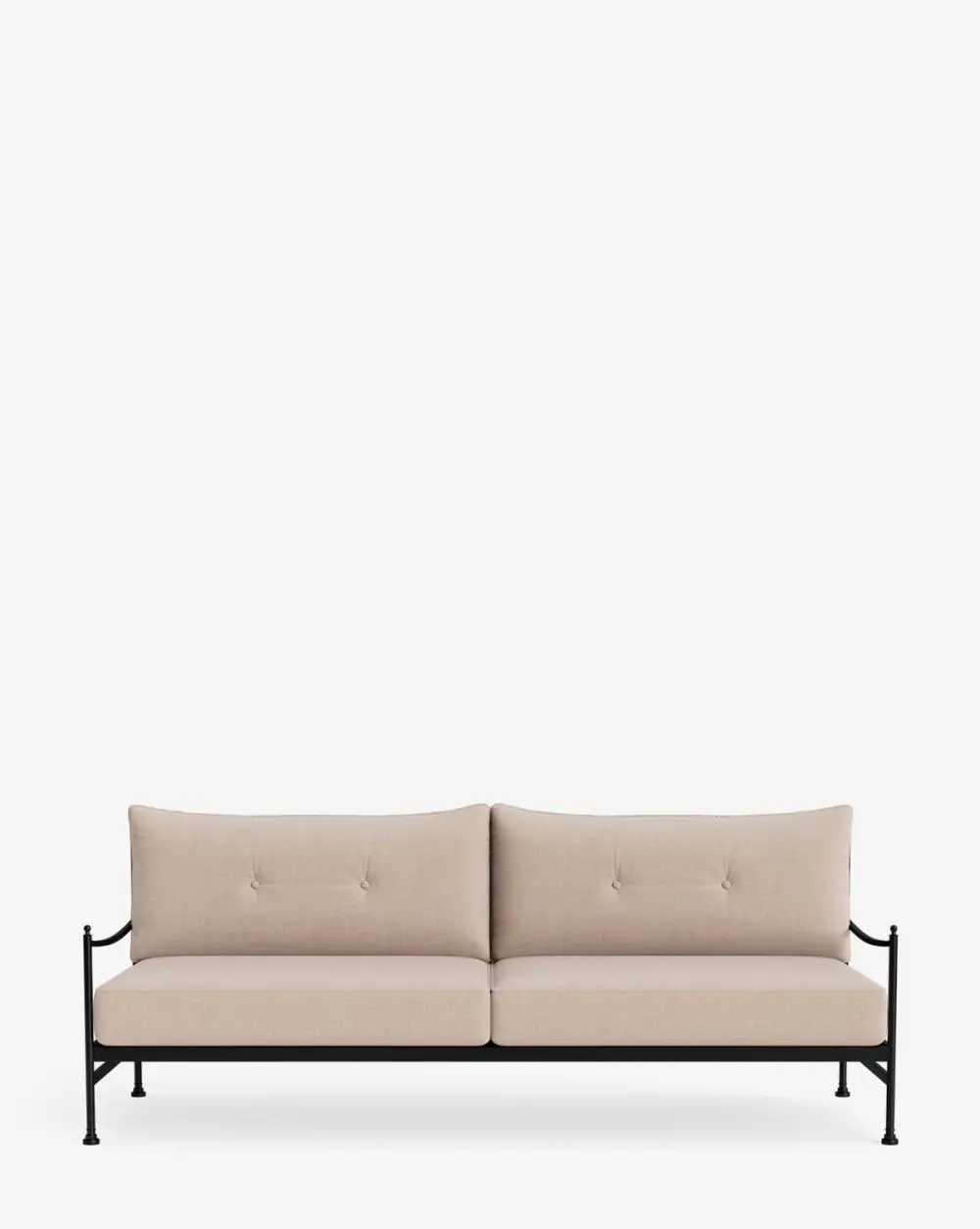 Curved Aluminum Sofa