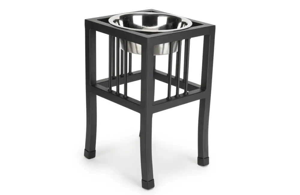 Raised Single Pet Bowl Feeder