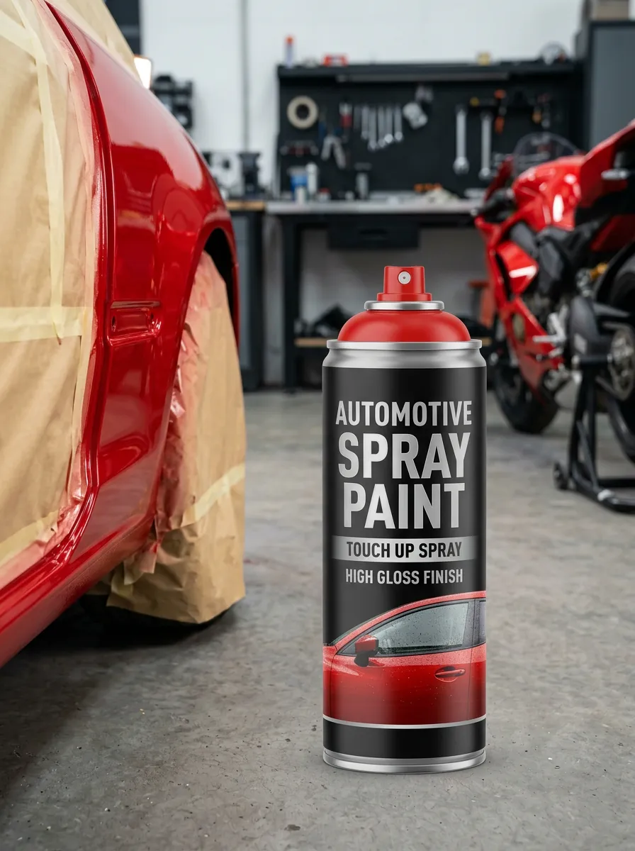 Gloss Red Automotive Touch-Up Spray Paint