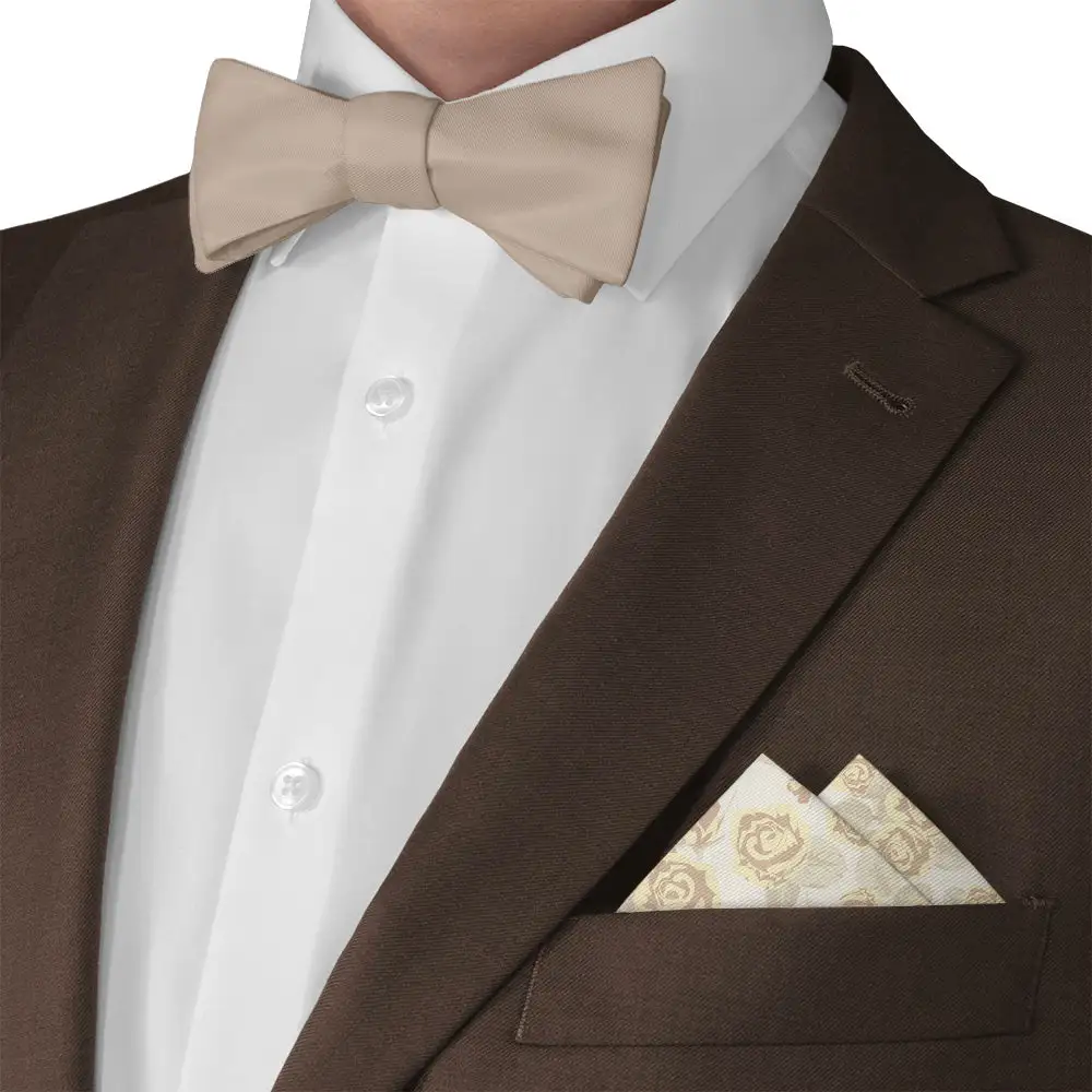 Understated Distinctive Floral Pocket Square