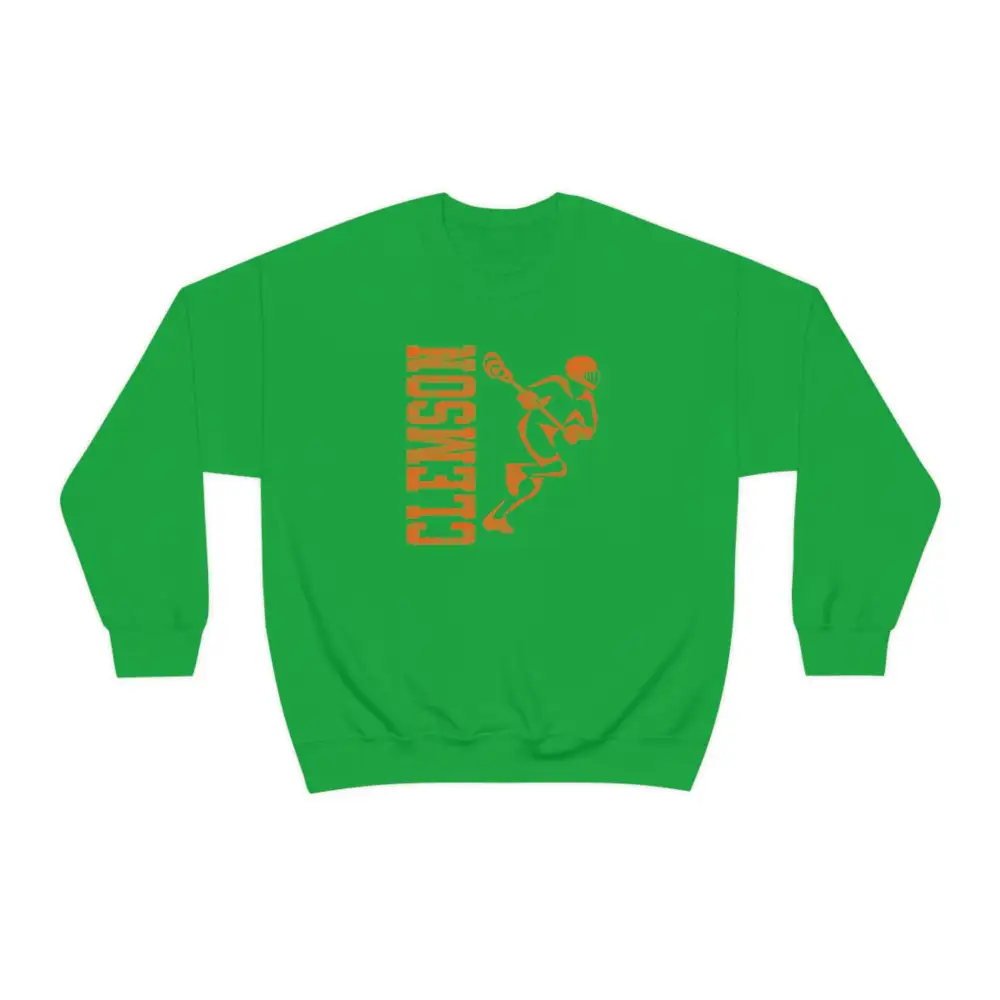 Vintage Player Lacrosse Graphic Crewneck Sweatshirt