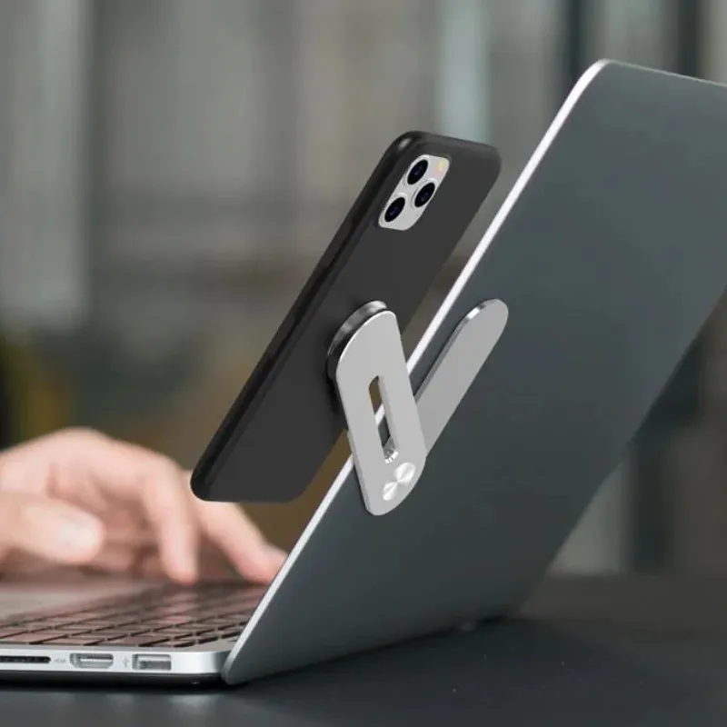 Slim Magnetic Laptop Phone Holder