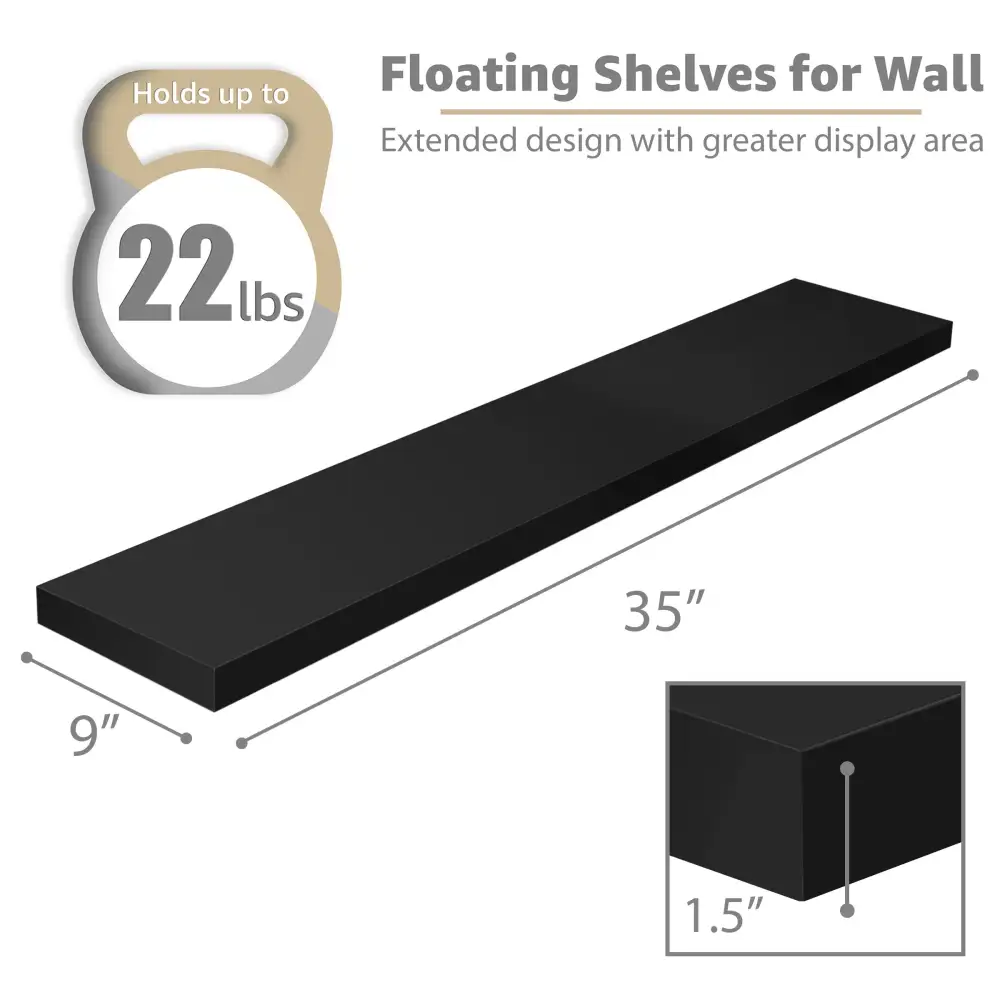 Large Floating Shelves