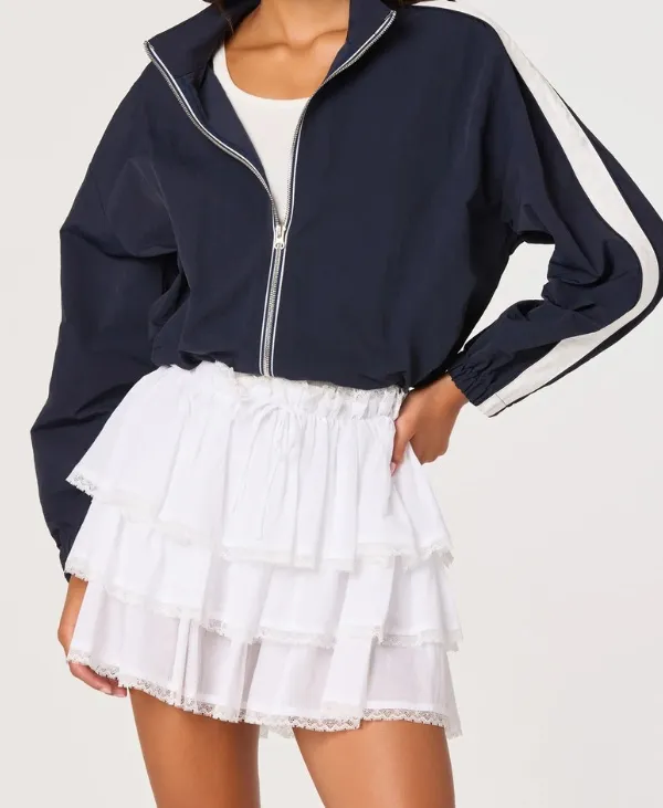 Striped Nylon Jacket