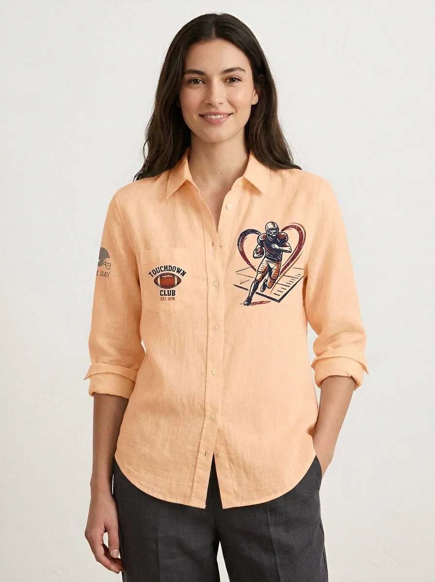 Football Graphic Casual Shirt
