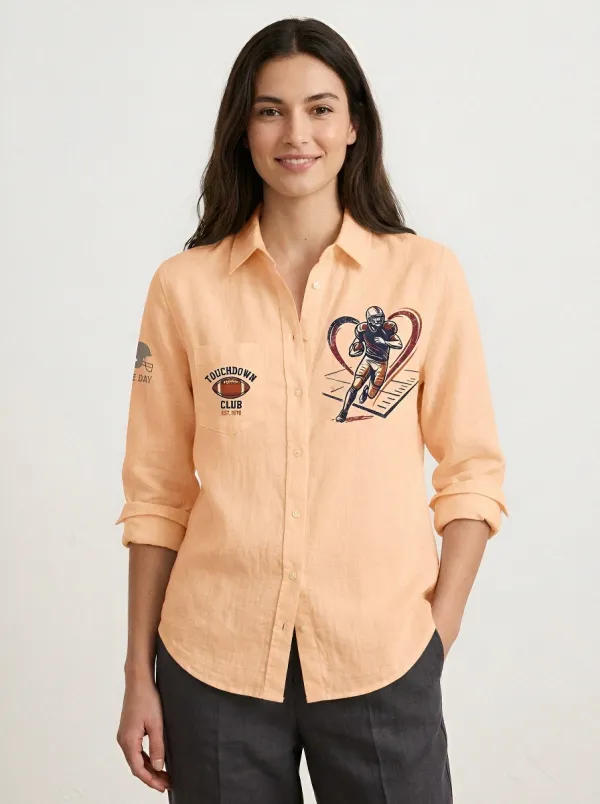 Football Graphic Casual Shirt