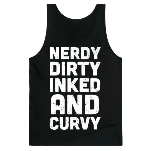 Curvy Ink Graphic Tank Top