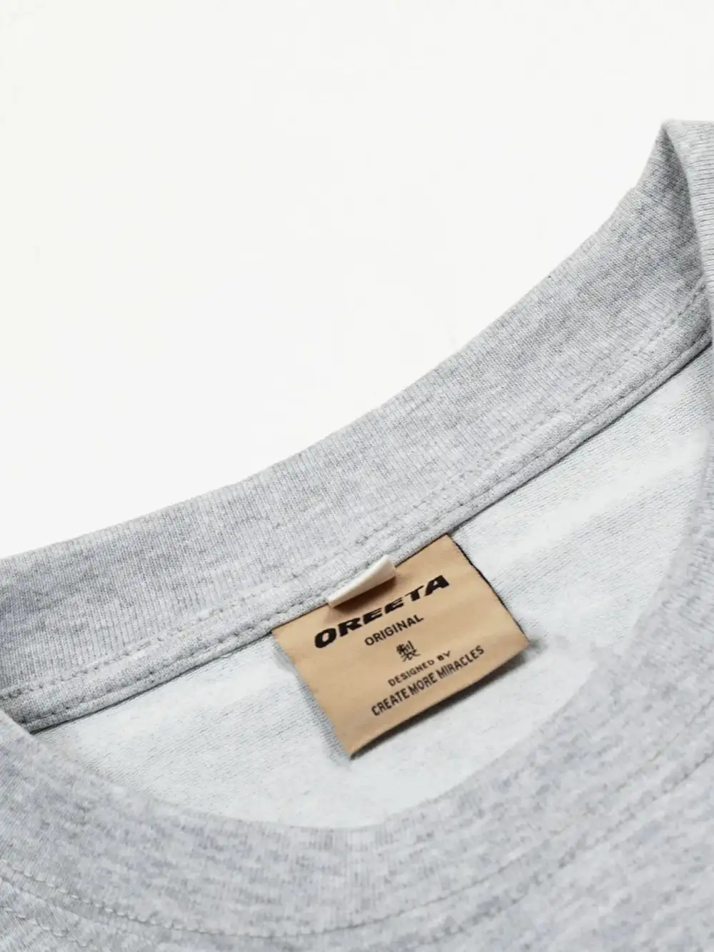 Structured Crew Neck Oversized Tee