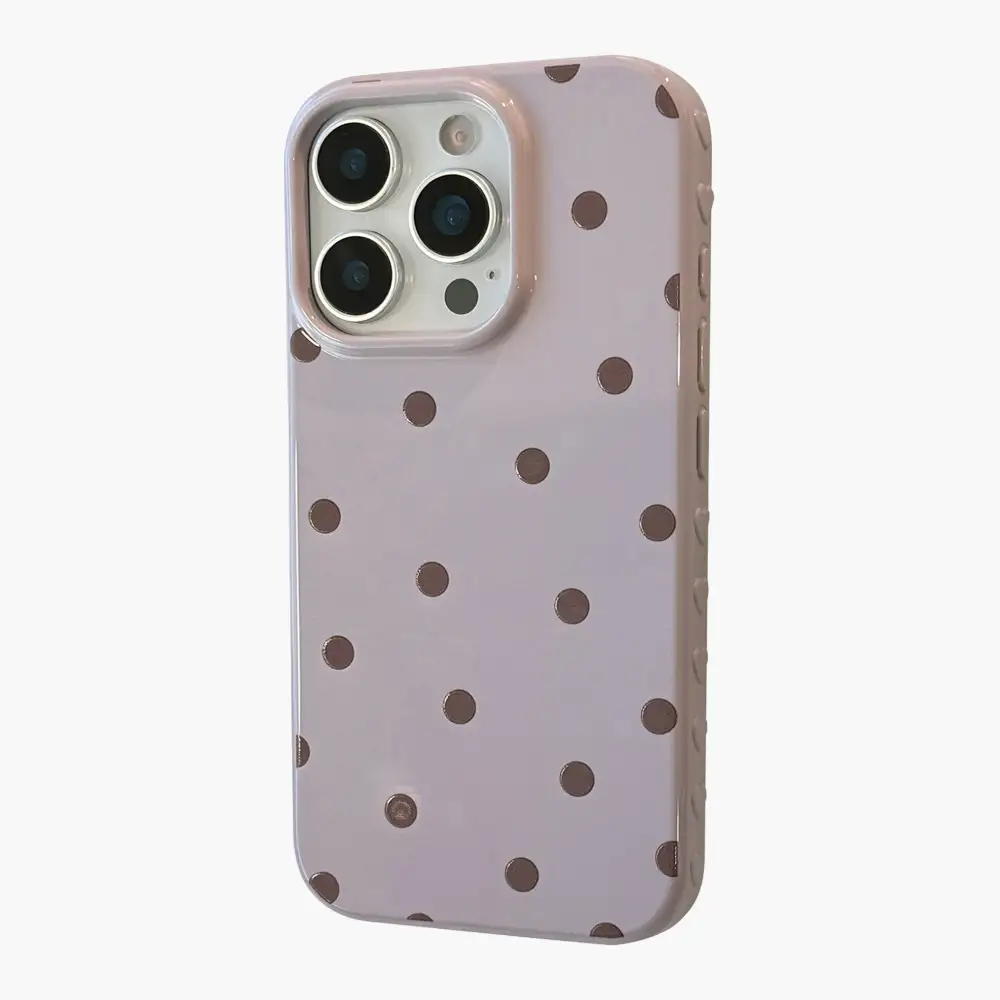 Polka Dot Glossy Phone Case