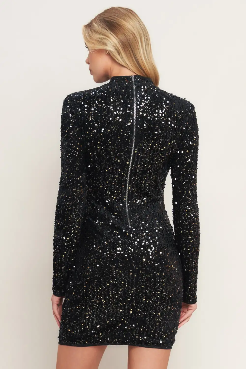 Classic Long-Sleeve Mini Dress