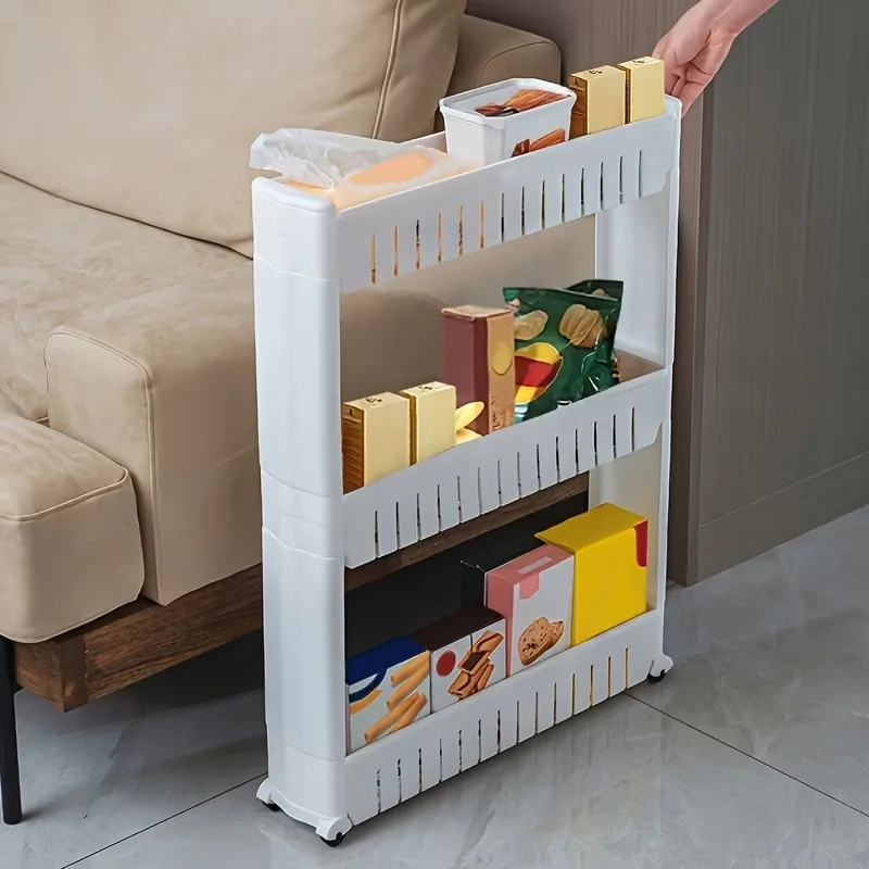 Narrow Rolling Storage Cart
