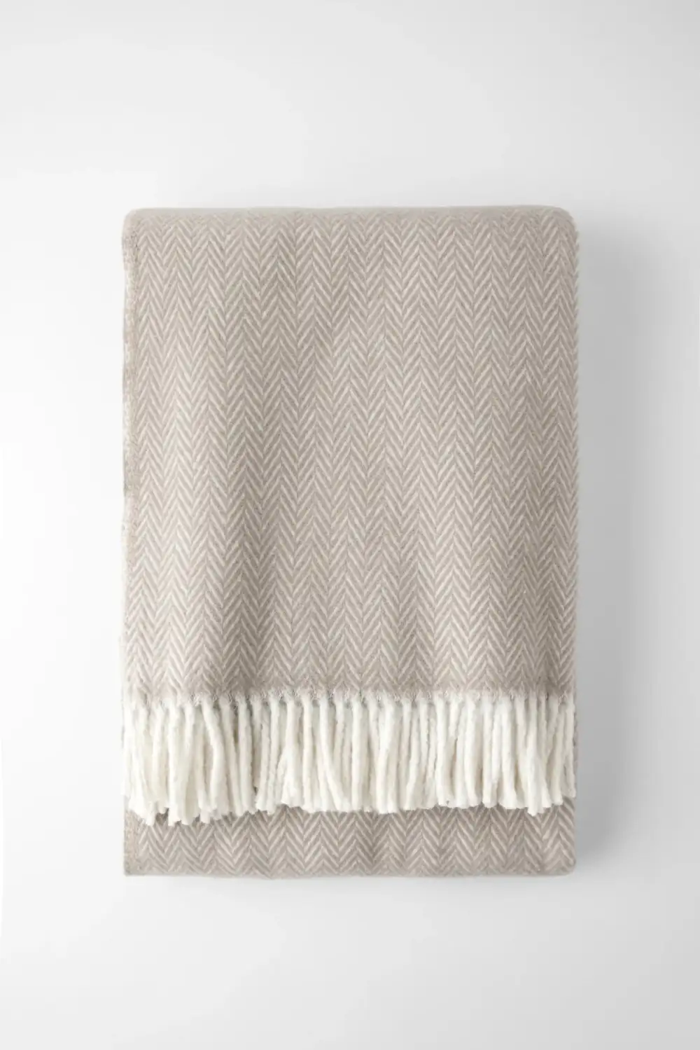 Textured Cotton Blend Throw