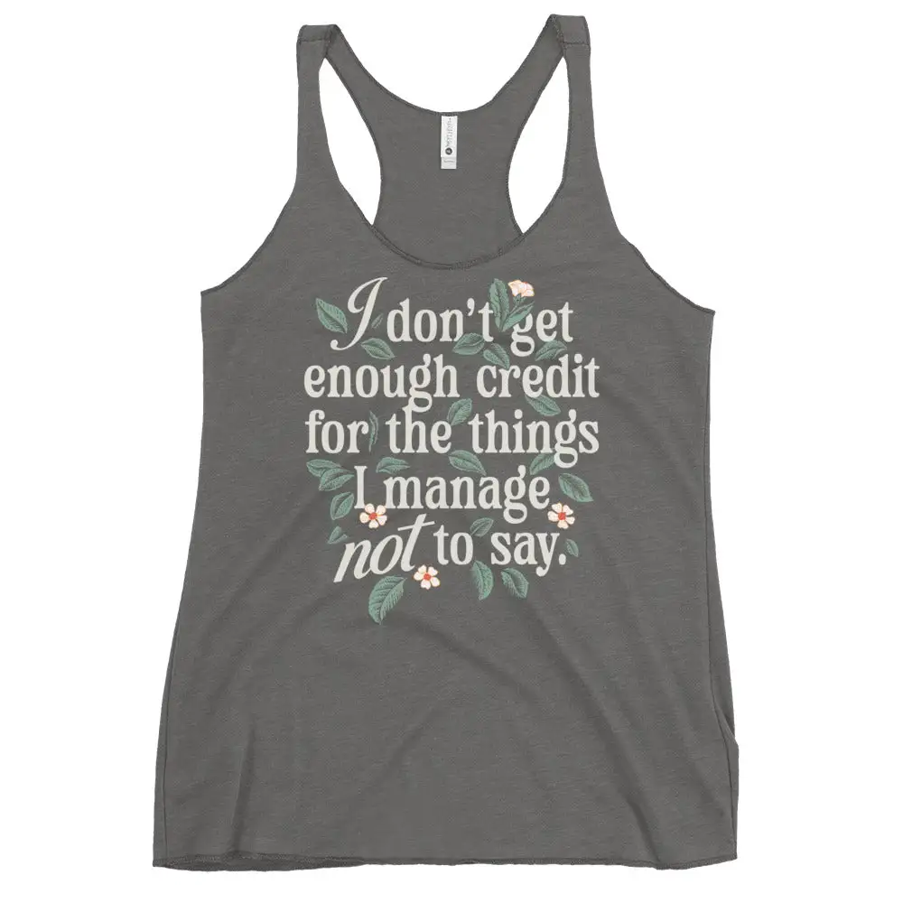 Quiet Thoughts Racerback Tank