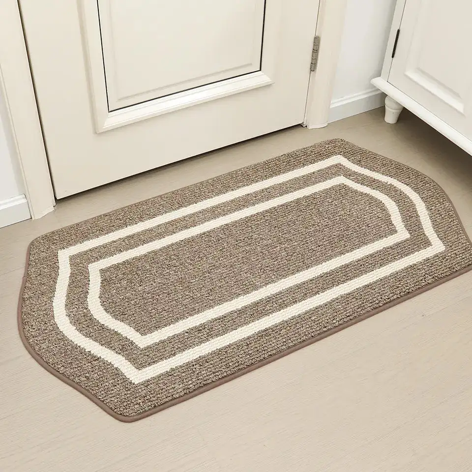 Long Oval Washable Kitchen Rug