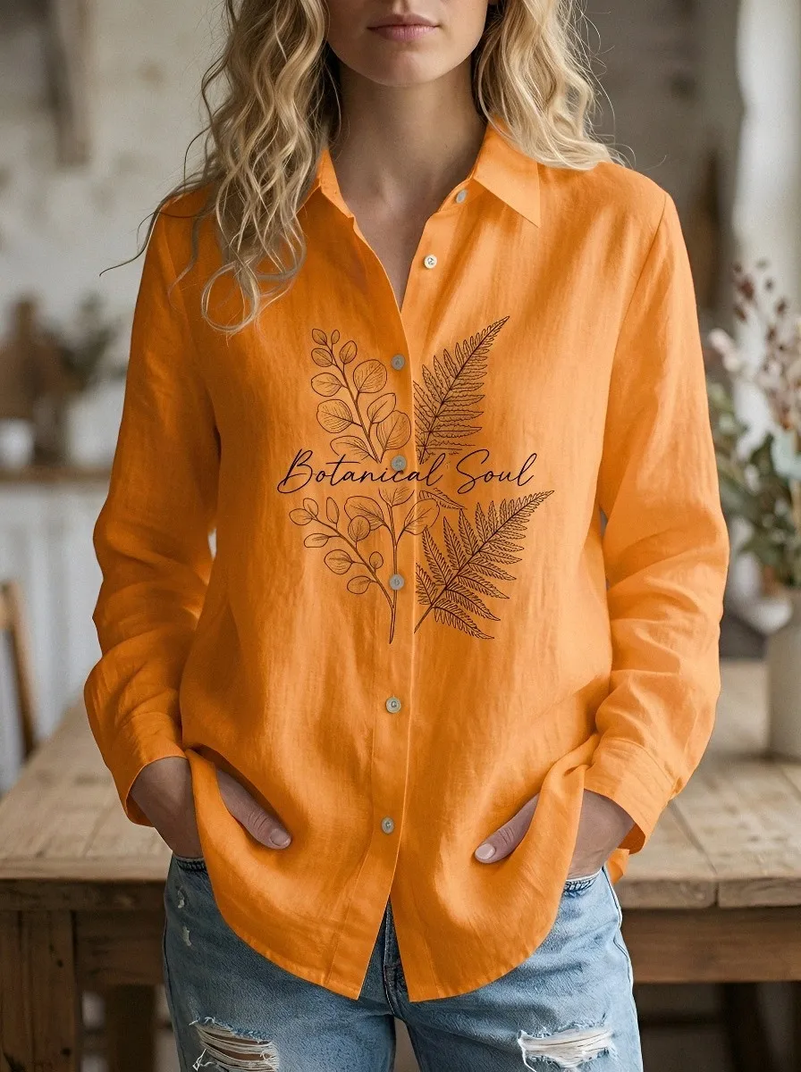 Botanical Soul Fern Casual Shirt Casual