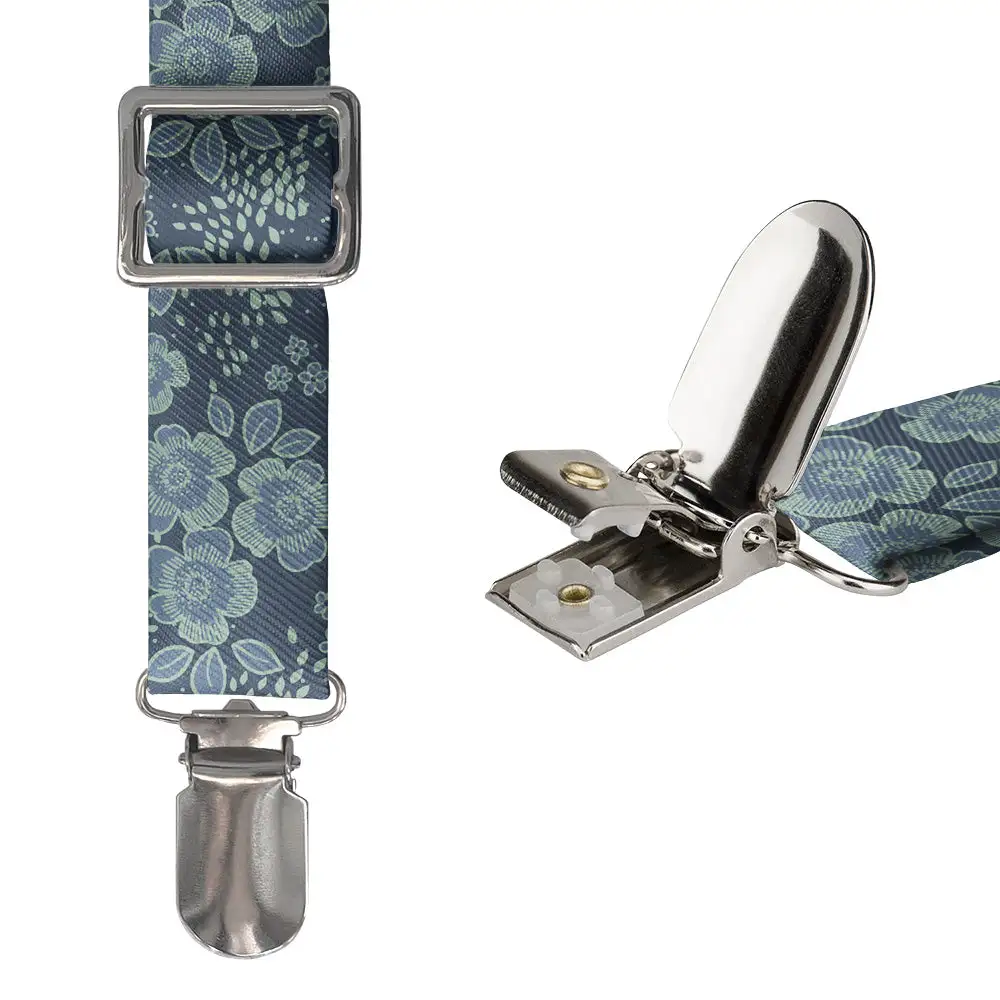 Woodland Floral Pattern Suspenders