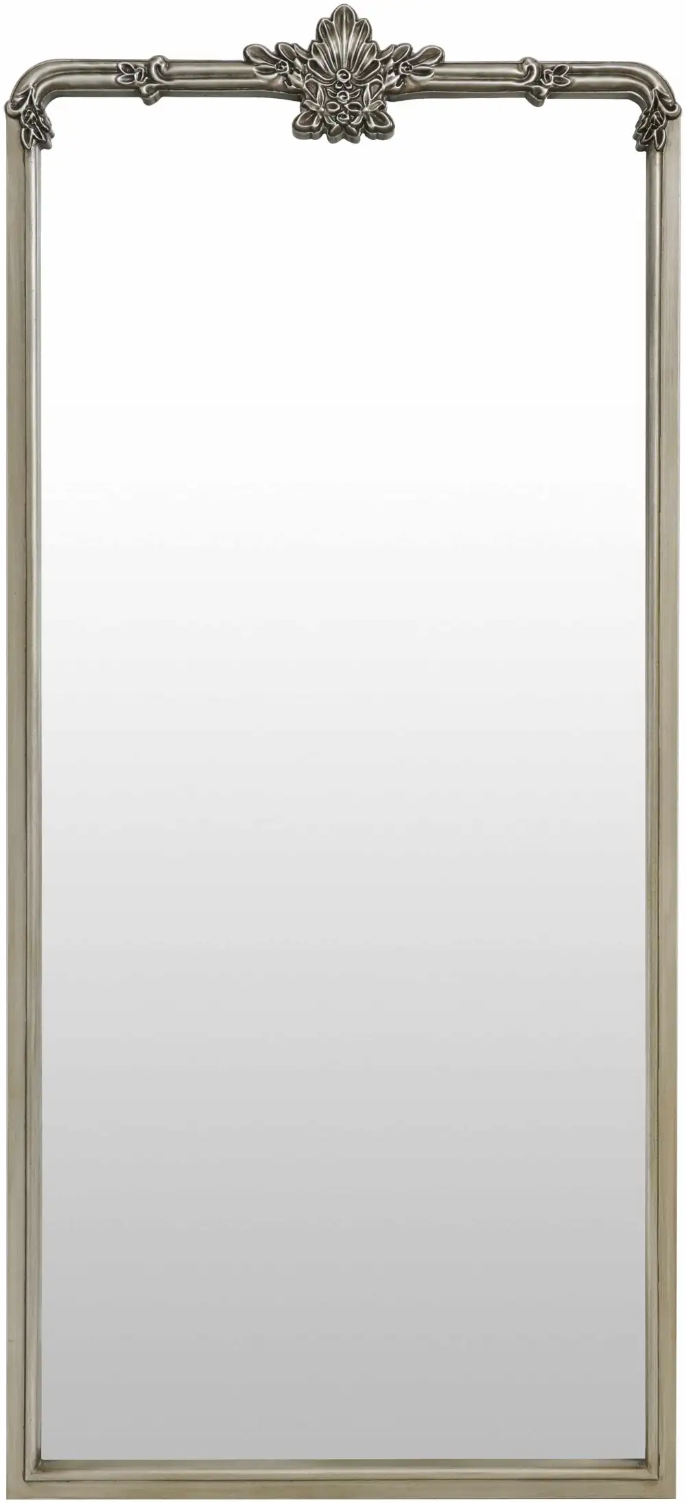 Traditional Arched Wood Frame Mirror