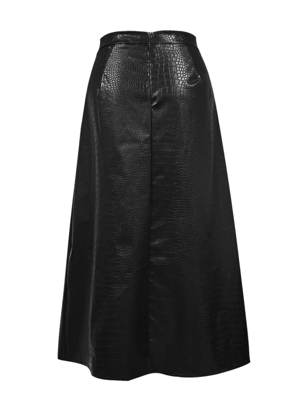 Polished Smooth Midi Skirt