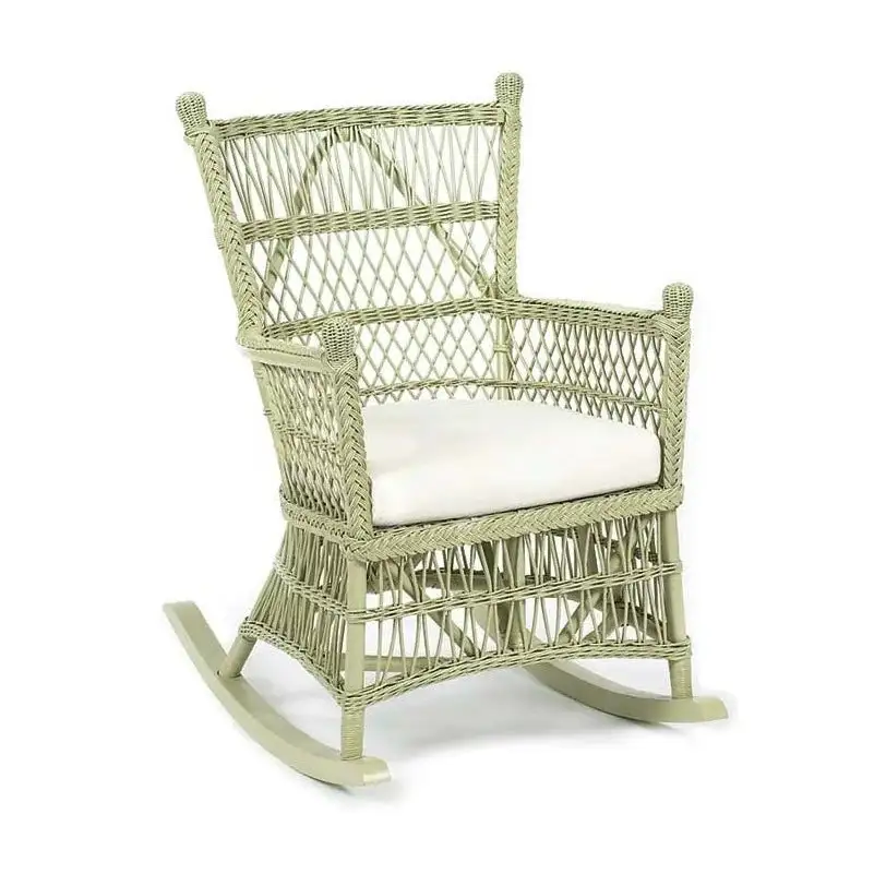 Textured Wicker Accent Chair
