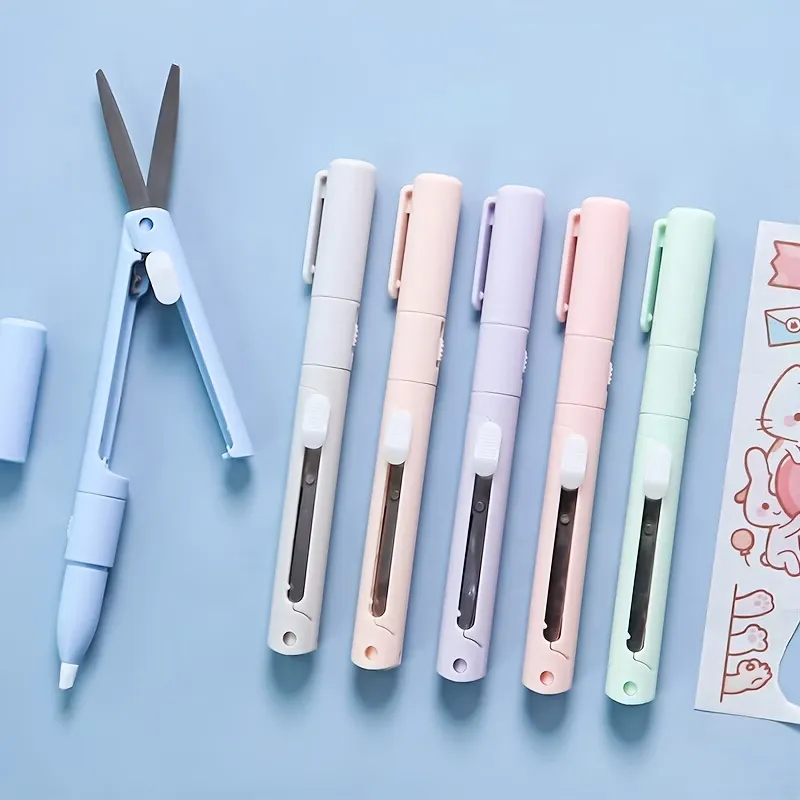 Pen-Style Foldable Scissors