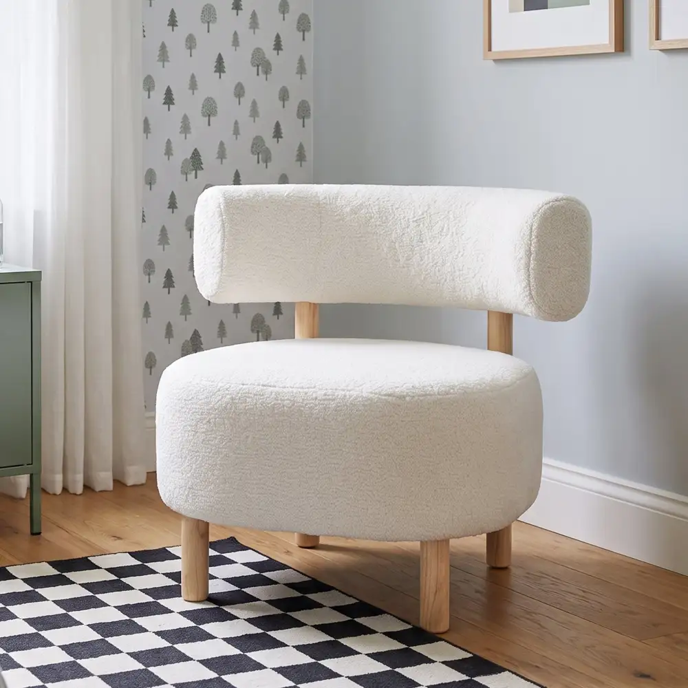 Bedroom Everyday Comfort Boucle Armchair