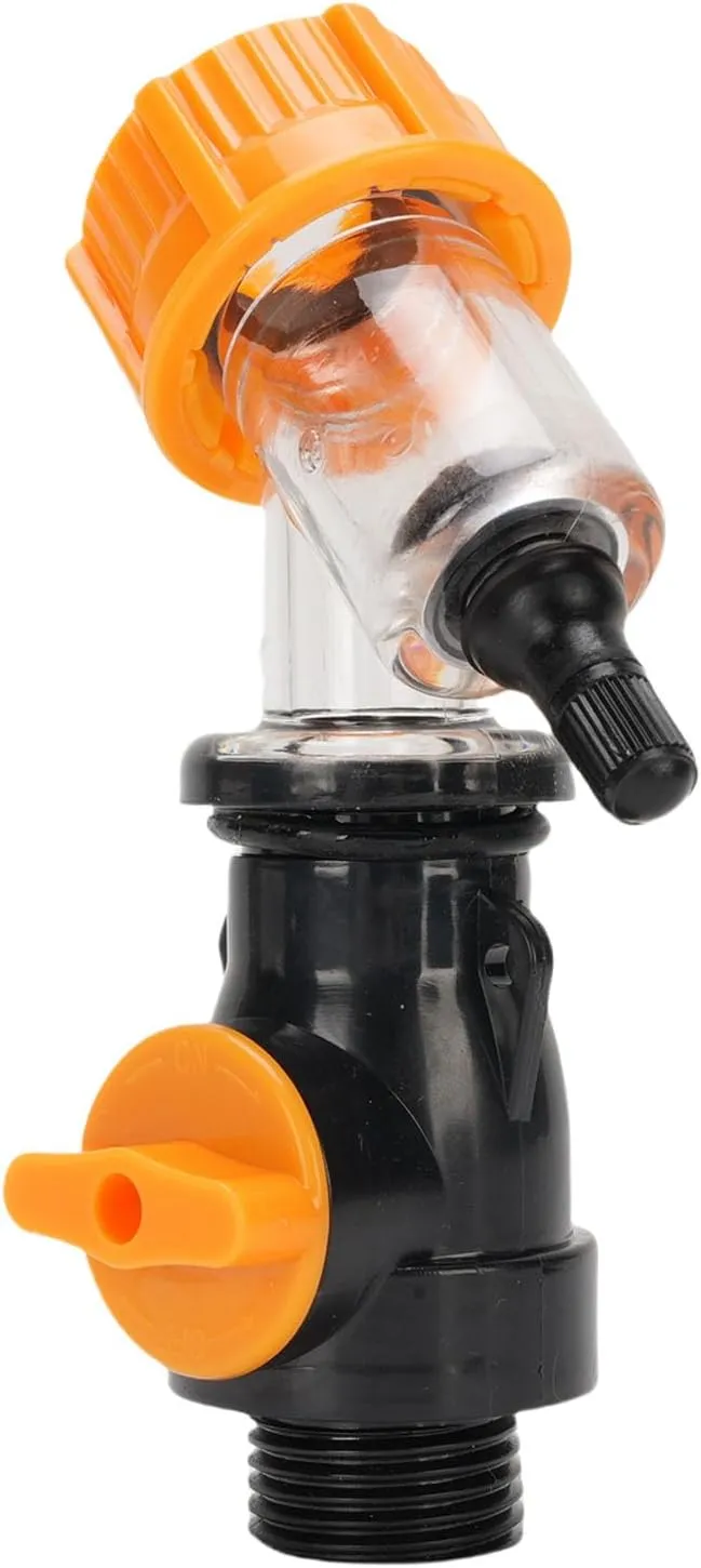Water Heater Sediment Flush Tool with Clear-View Window