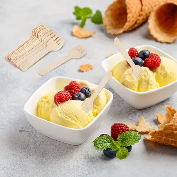 Disposable Wooden Sporks