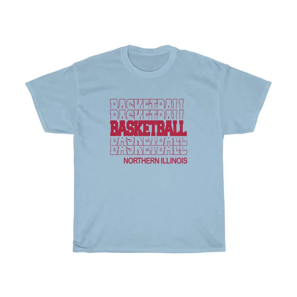 Basketball Northern Illinois in Modern Stacked Lettering