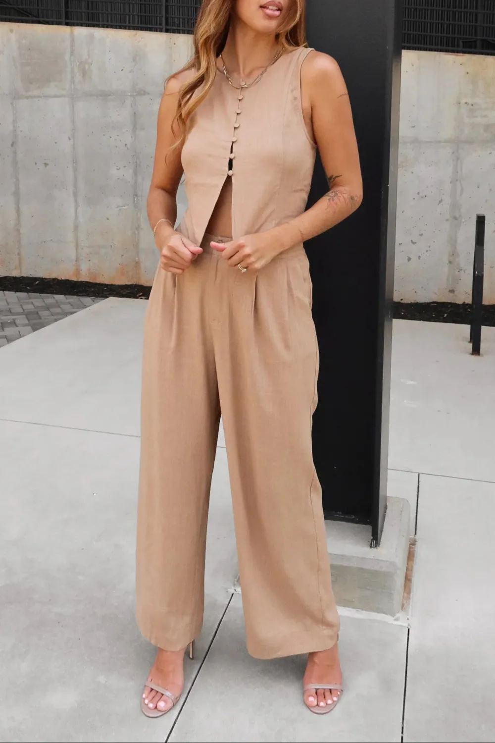 High Rise Casual Pants